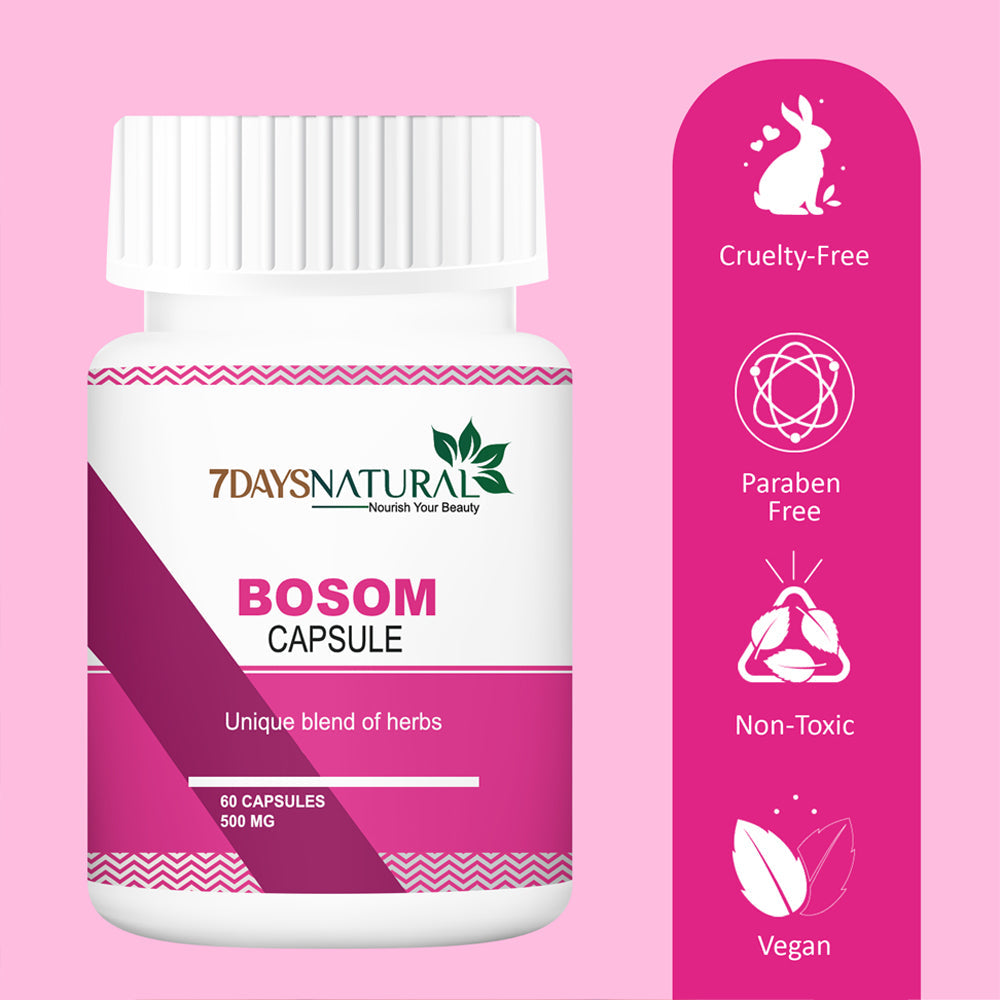 Bosom Cream and Capsules Combo Offer | 7Days Natural image 6