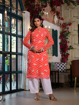 🌺 Elegant Red Gota Embroidery Work Kurta Set with Dupatta | Premium Festive Wear image 4