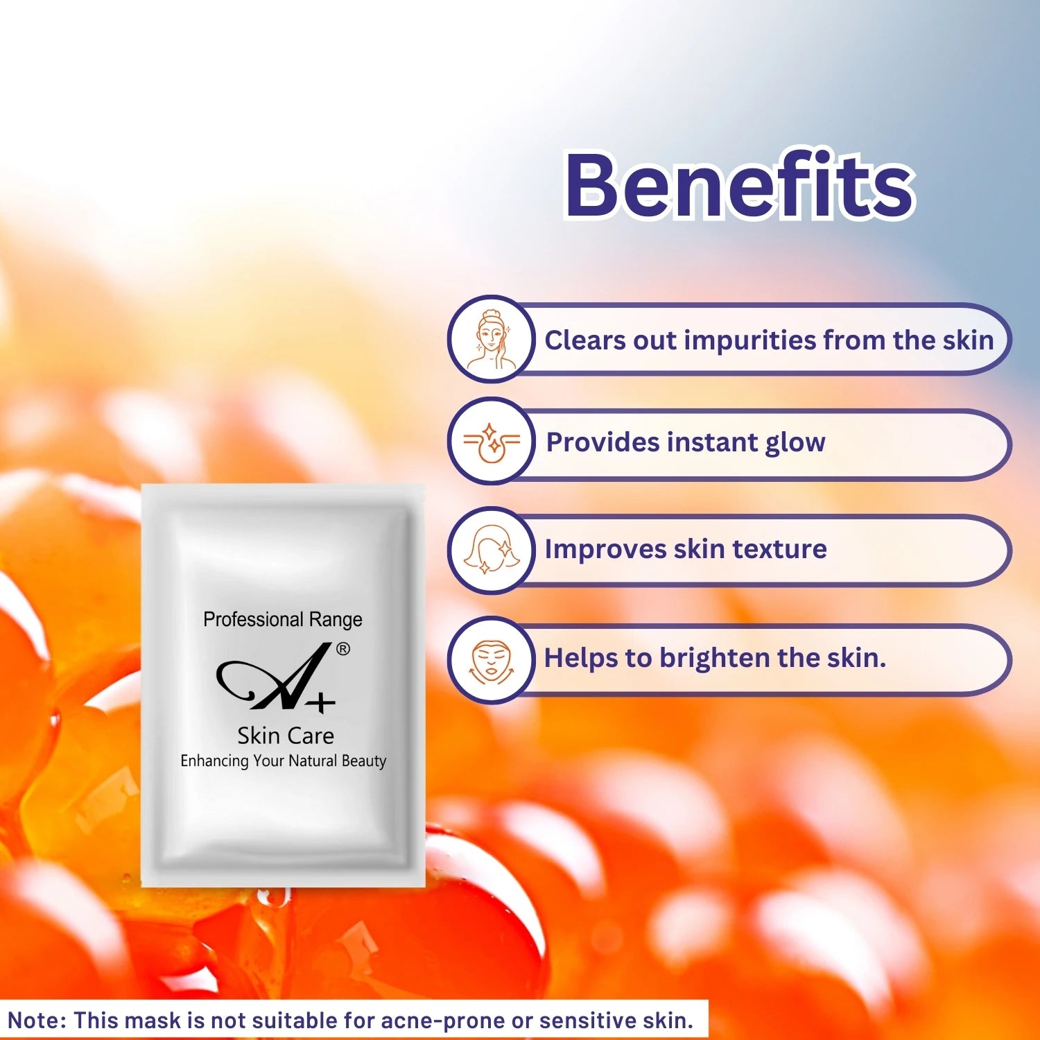 A+ 2040 Caviar Soothing Gel Mask image 3