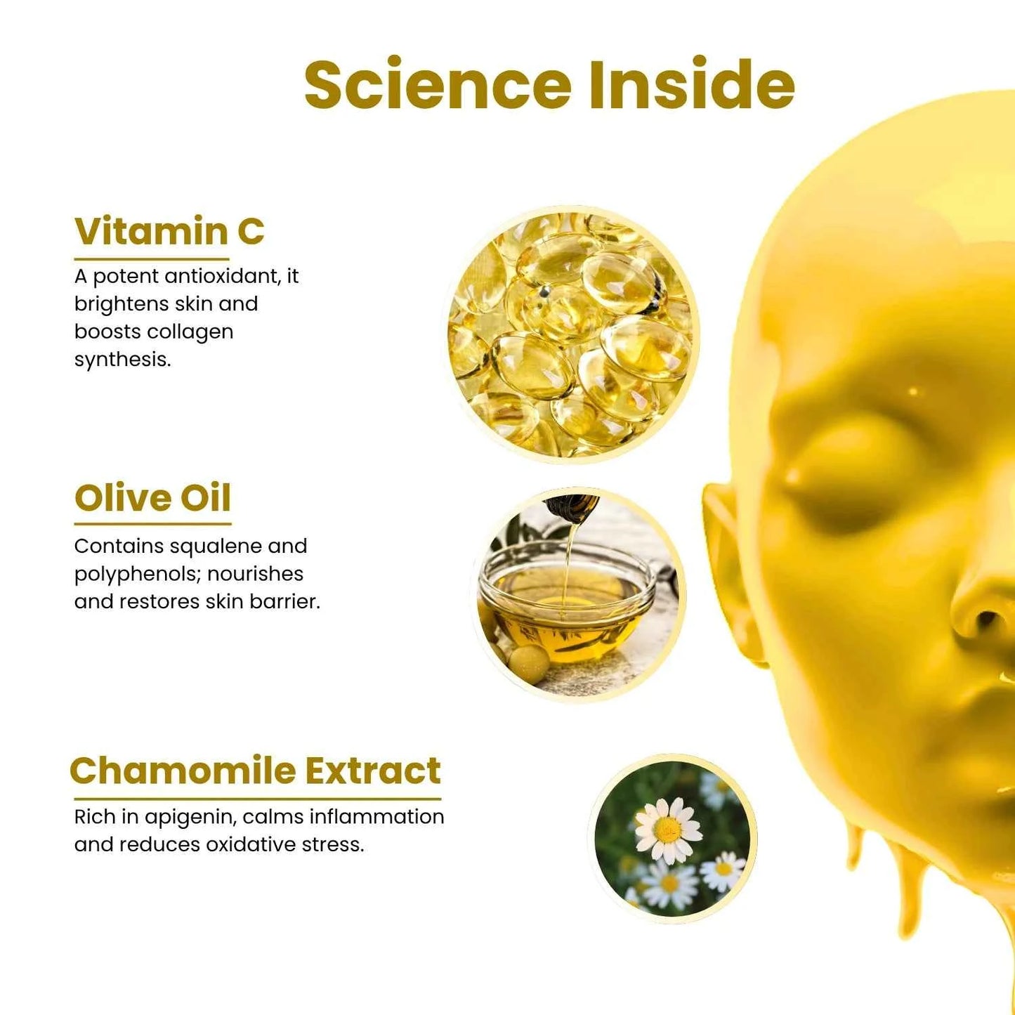 Chamomile Algae Rubber Mask with Vitamin C & Goji Extract – 30 gm