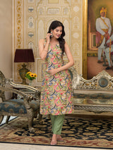Mint Green Kurta Set - Elganza