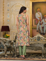 Mint Green Kurta Set - Elganza