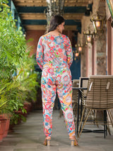 Multicolor Floral Co-ord Set - Elganza