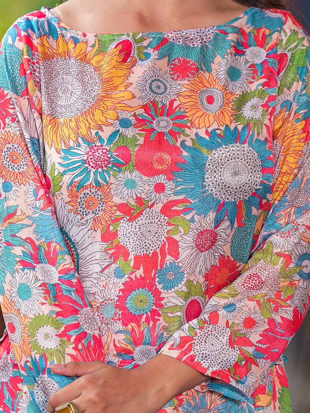 Multicolor Floral Co-ord Set - Elganza