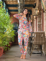 Multicolor Floral Co-ord Set - Elganza