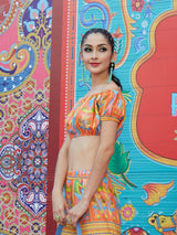 Orange Truck Art Co-Ord Set - Elganza