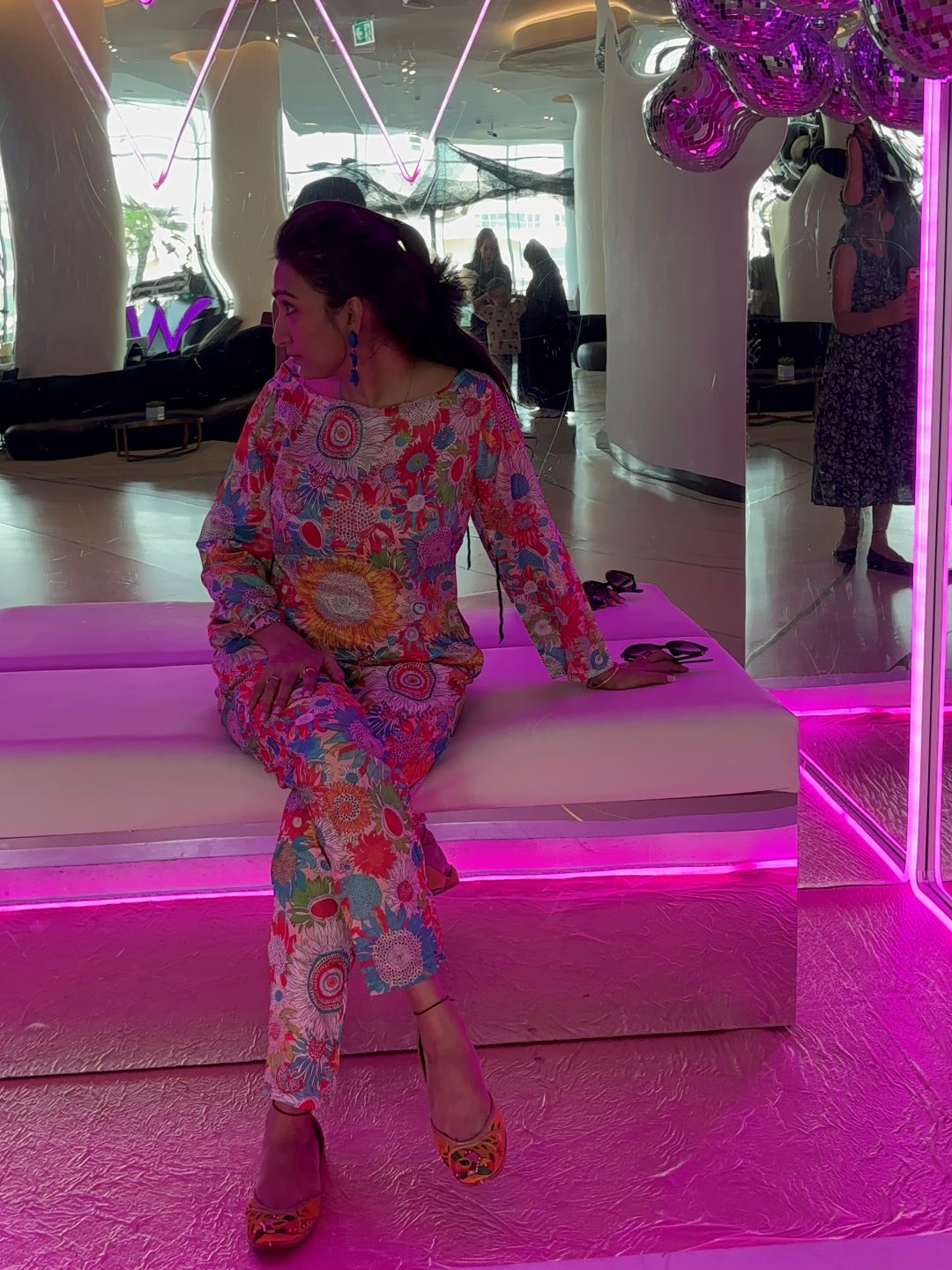 Multicolor Floral Print Co-Ord Set - Elganza