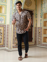 Multicolor Ethnic Motifs Shirt - Elganza