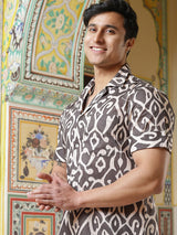 Multicolor Ethnic Motifs Shirt - Elganza