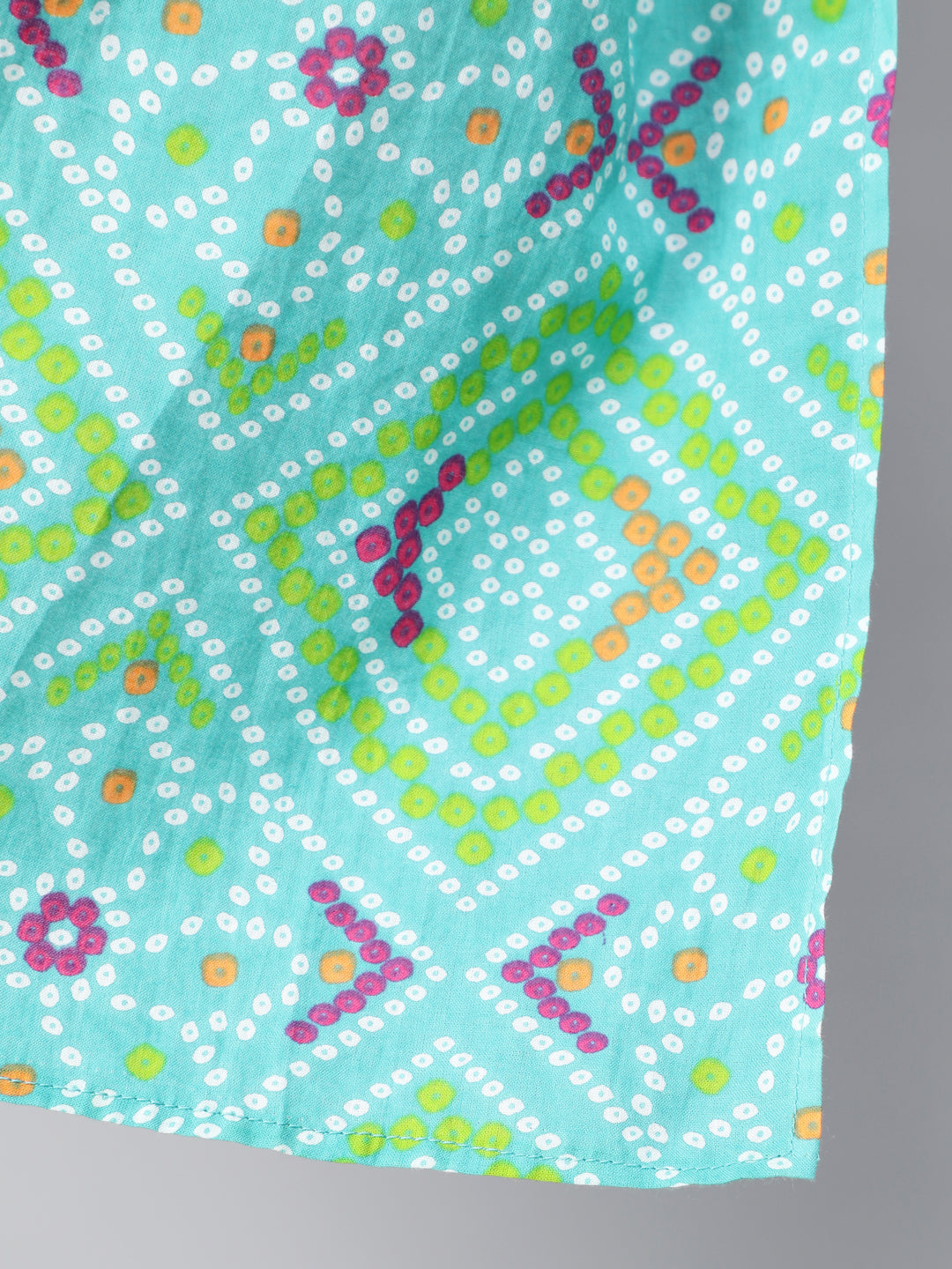 Pink Bandhani Print Saree - Elganza