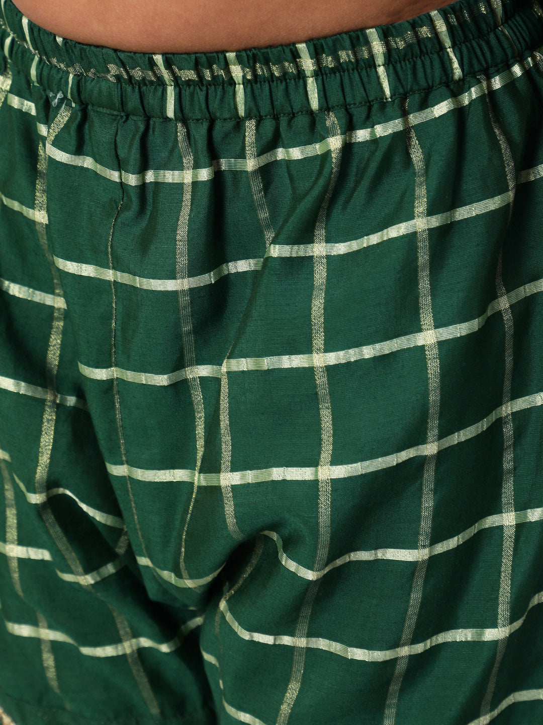 Green Embellished Kurta Sharara With Dupatta - Elganza