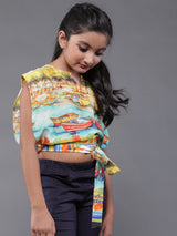 Multicolor Boat Print Top - Elganza
