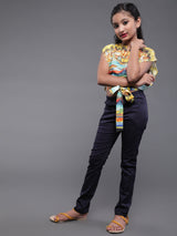 Multicolor Boat Print Top - Elganza
