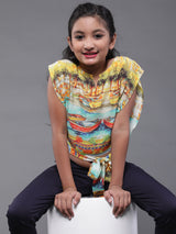 Multicolor Boat Print Top - Elganza