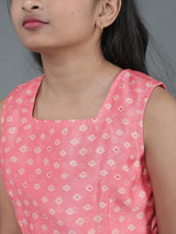 Pink Bandhani Print Lehenga Choli With Dupatta - Elganza