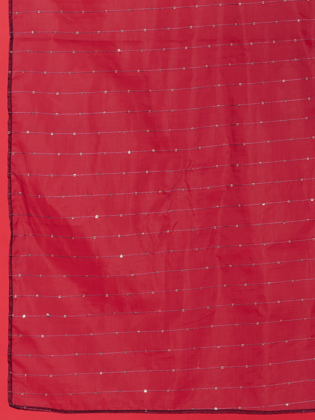 Brown Kurta Palazzo With Sequin Dupatta - Elganza