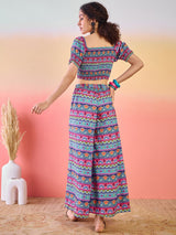 Blue Truck Theme Co-Ord Set - Elganza