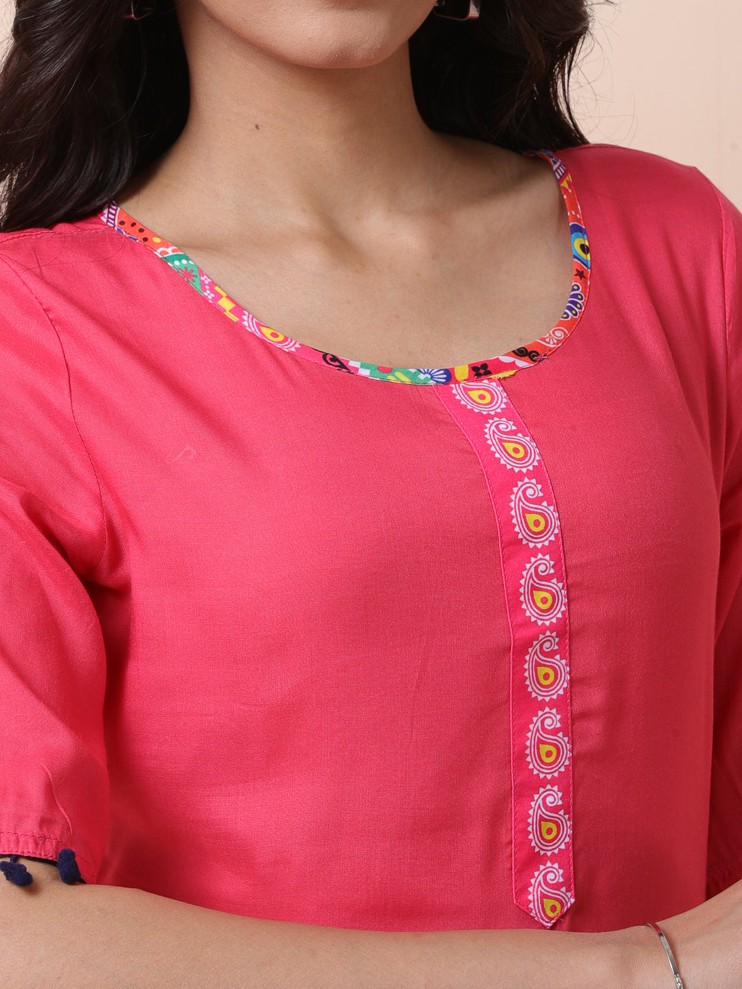 Pink Kurta With Sharara - Elganza