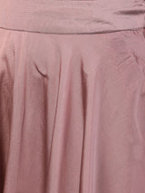 Mauve Flock Print Lehenga Choli With Dupatta - Elganza