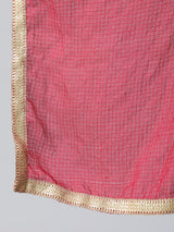 Black Printed Kurta Sharara With Dupatta - Elganza