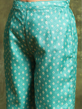 Green Bandhani Print Couple Combo - Elganza