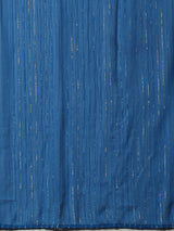 Blue Lurex Kurta Pant With Dupatta - Elganza