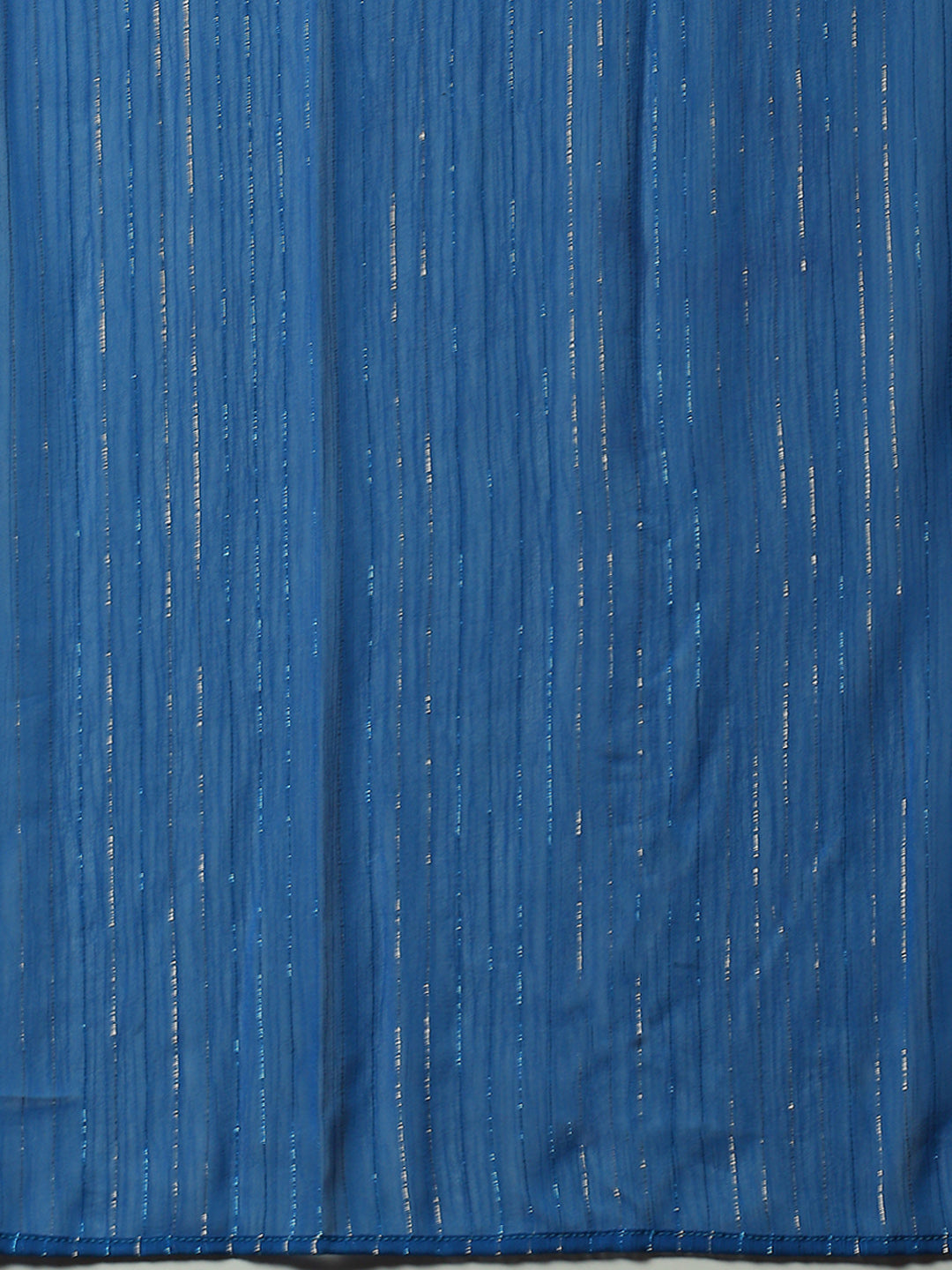 Blue Lurex Kurta Pant With Dupatta - Elganza