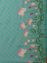 Green Pichwai Print Couple Combo Set - Elganza