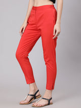 Red Cigarette Trouser - Elganza