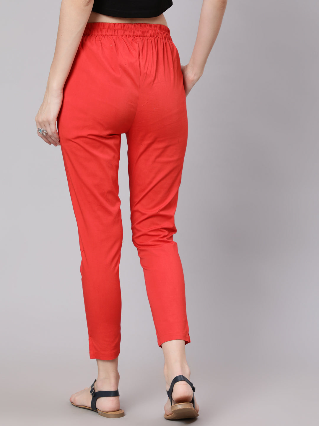 Red Cigarette Trouser - Elganza
