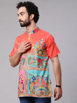 Orange Truck Art Couple Combo - Elganza