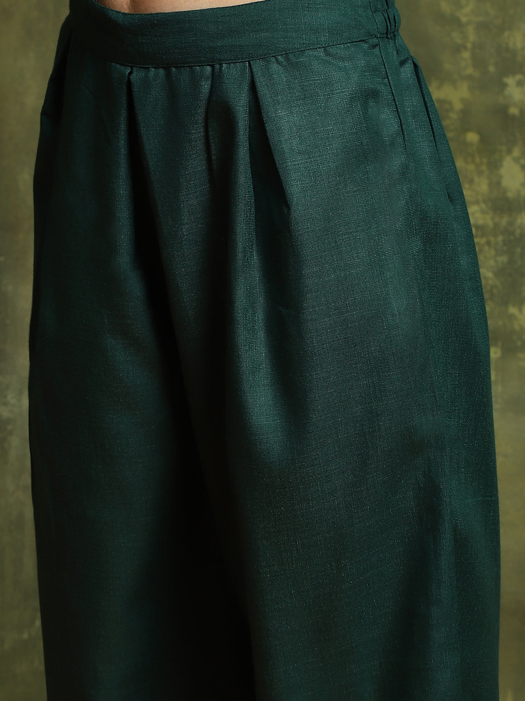 Green Floral Print Couple Combo - Elganza