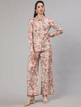 Multicolor Printed Co-ords Set - Elganza