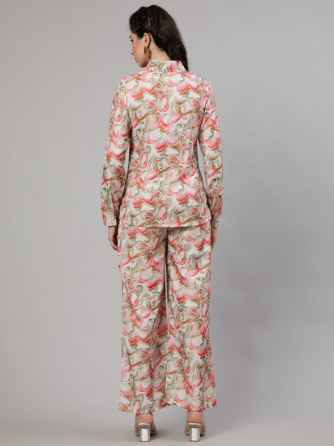 Multicolor Printed Co-ords Set - Elganza