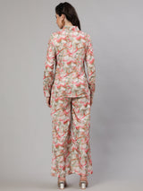 Multicolor Printed Co-ords Set - Elganza