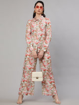 Multicolor Printed Co-ords Set - Elganza