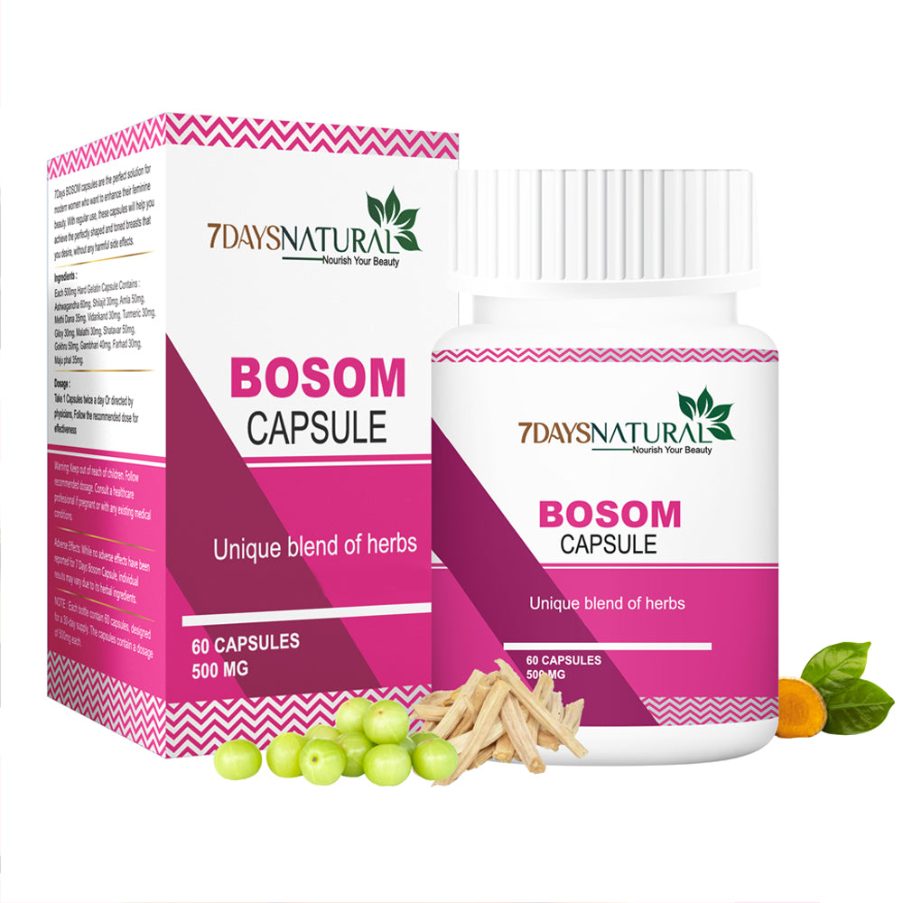 Bosom Cream and Capsules Combo Offer | 7Days Natural image 5