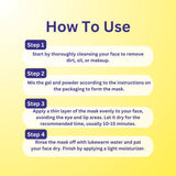 A+ 2040 Caviar Soothing Gel Mask (12 Powder + 12 Gel) image 4