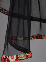 Multicolor Floral Print Lehenga Choli With Dupatta - Elganza