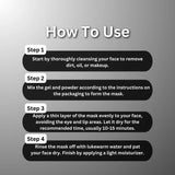 A+ 3010 Charcoal Soothing Gel Mask (12 Powder + 12 Gel) image 4