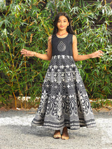 Black Sultan Silk Maxi - Elganza