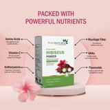 7Days Natural Hibiscus Flower Powder Ideal for Hair pack, Face pack, Eating, and Hibiscus tea | Gudhal Ka Phool Powder | 100% Pure and Natural, No Preservatives- 200gm image 8