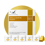 A+ Gold with Olive Oil Facial Kit, 5 Steps – 250gm image 0