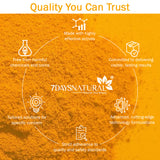 7Days Natural Ubtan Face Scrub For Face with Turmeric – 100g Scrub image 4