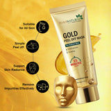 7DAYS NATURAL Golden Gold Peel Off Mask For Skin Men & Women - 50GM image 8
