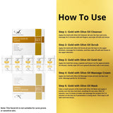 A+ Gold with Olive Oil Facial Kit, 5 Steps – 250gm image 4