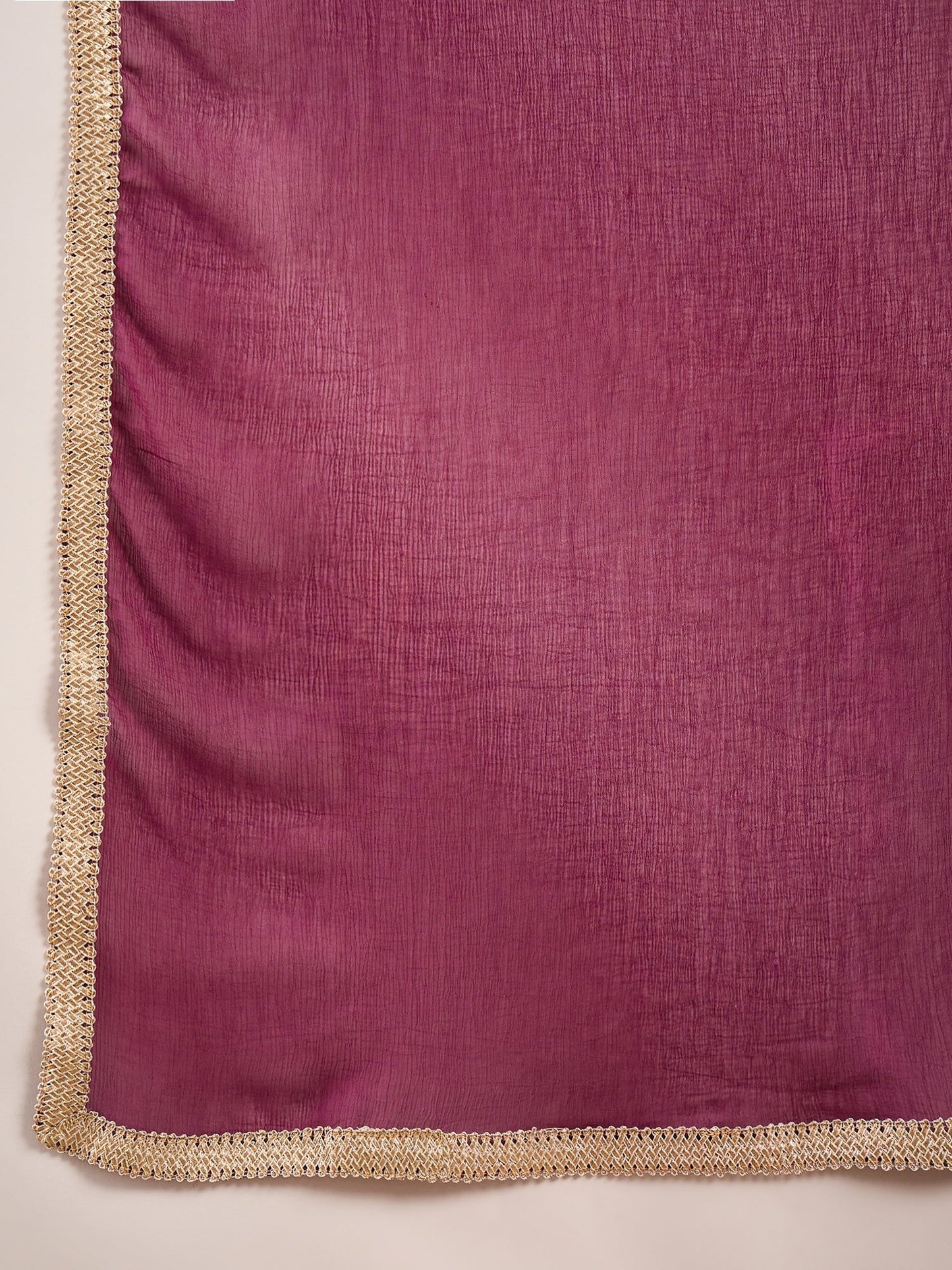 Purple Gold Foil Print Lehenga Choli With Duptta - Elganza