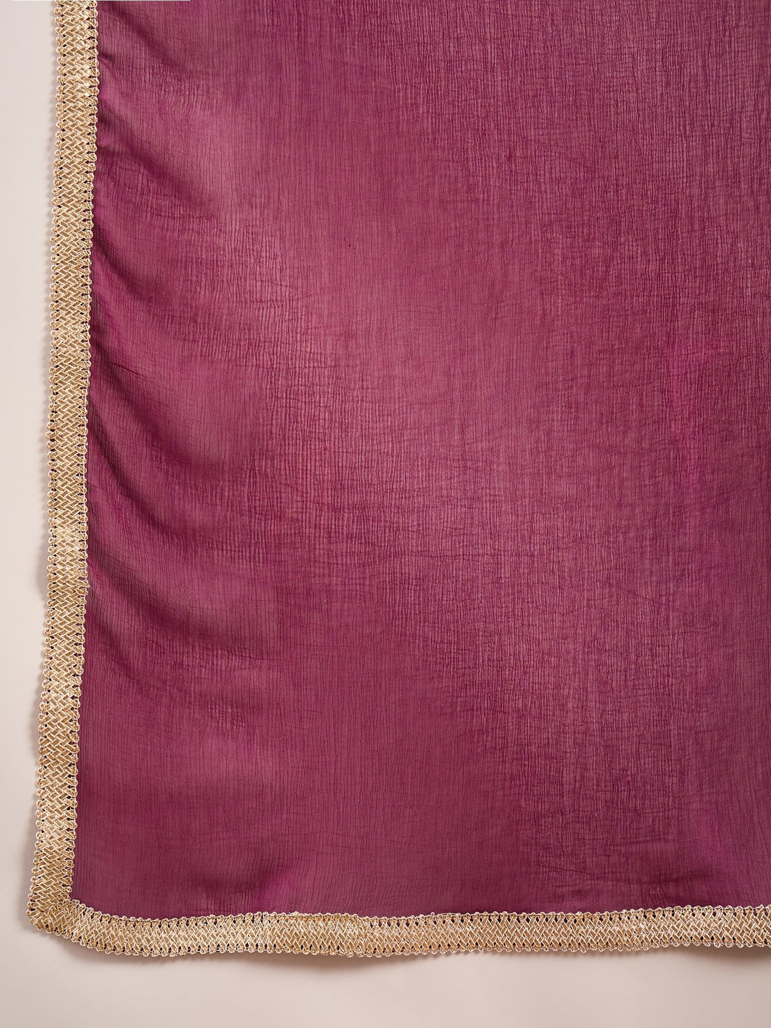 Purple Gold Foil Print Lehenga Choli With Duptta - Elganza