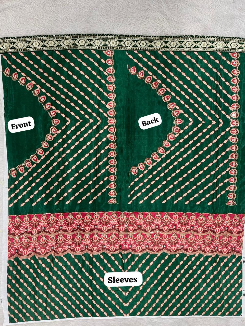 Premium Classic Designer Soft Chinon Silk Saree