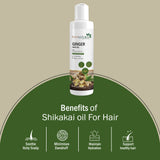 7Days Ginger Hair Oil with Sunflower oil, Sesame Seed oil, Castor Oil & Ginger Oil - 100ml (100 ML) image 5